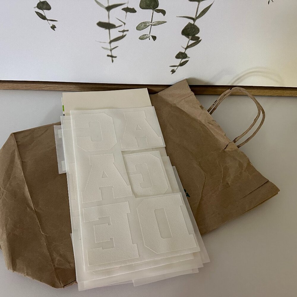 Michael's Craft - Customize-able Alphabet for Clothes